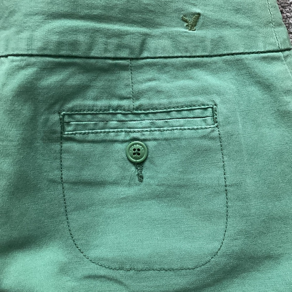 American Eagle Outfitters Vintage Stretch Green Low Rise Skirt - Picture 8 of 8